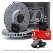 ZIMMERMANN Bremsscheiben + Beläge für PORSCHE 991 3.0/3.8 Carrera S / GTS vorne