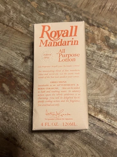 Royall Mandarin by Royall Fragrances 4 oz All Purpose Lotion for Men