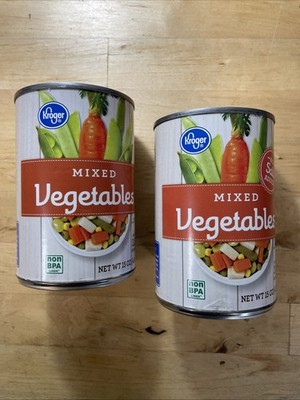 Kroger Mixed Vegetables - 2 cans - 15 oz each