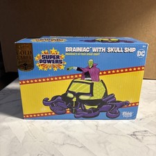 McFarlane DC Super Powers Brainiac With SKULL SHIP. NEW & Sealed Box