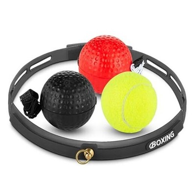Boxing Reflex Ball for Adults and Kids - React Reflex Balls on String with