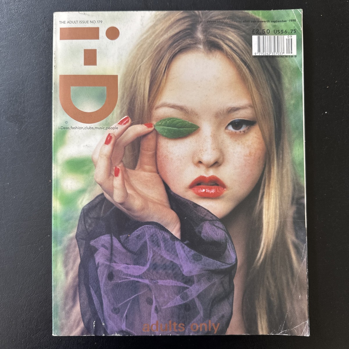 i-D MAGAZINE 179 -Devon Aoki Juergen Teller KATE MOSS