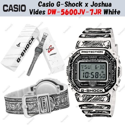 Casio G-Shock x Joshua Vides DW-5600JV-7JR White