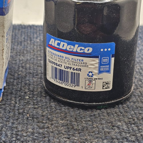ACDelco UPF64R 12699847 Ultraguard Oil Filter Fits 2014-2025 Chevrolet Corvette - Picture 3 of 7