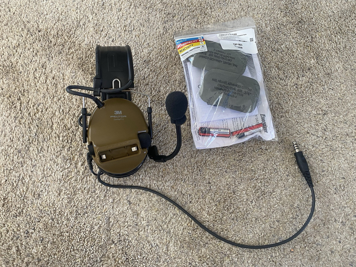 Peltor Comtac V Single Comm FDE Tactical Military Radio | eBay