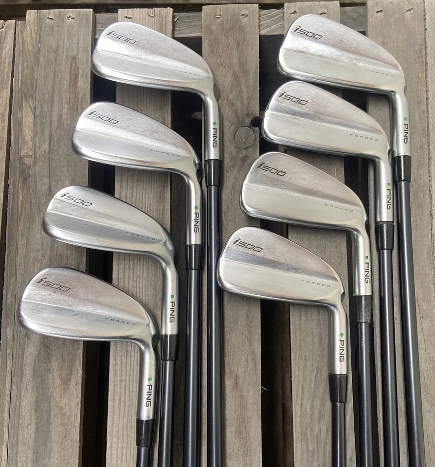 Ping i500 Forged Irons 4-PW,UW Green Dot ALTA CB Graphite Shaft Regular/Stiff - Image 2 of 4
