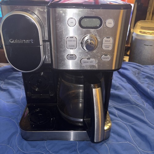 Used Coffee Center Cuisinart 2 In 1. Stopped brewing, has all its parts though