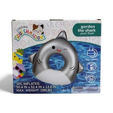BigMouth X Squishmallows Gordon the Shark Swimming Pool Float New