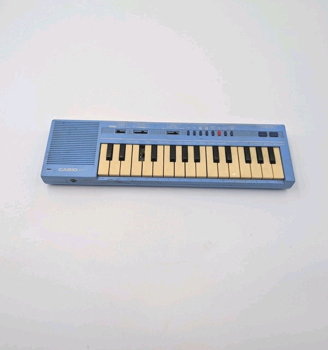 Casio PT-1☆ミニシンセサイザー☆ホワイト☆美品動作良好☆昭和レトロ☆ ME-VR-1010_1_f4f16840-941a-