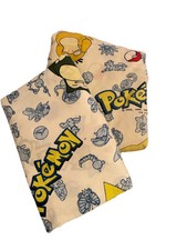 Nintendo Pok mon Twin Bed Sheets - Flat Fitted - Craft Material - 1998- READ