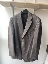 Hickey Freeman 2 Button 1 Vent Blazer Sport Coat Mens Size 44L Made in USA