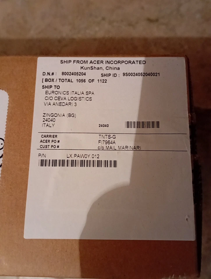 Computer portatile usato Acer Aspire Non Funzionante  - Immagine 2 di 4