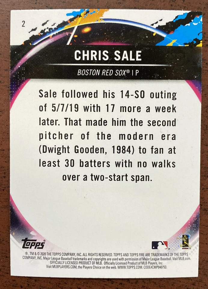 2020 Topps Fire Baseball You Pick Complete Your Set Sale Soto Ortiz - Image 3 of 3