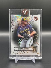 2023 Topps Pristine Corbin Burnes # 1/1 Black Refractor True #2 Brewers Orioles