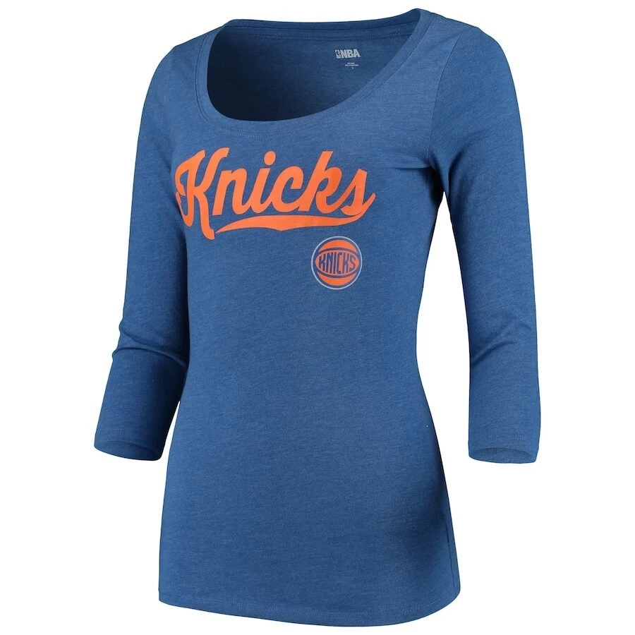 New York Knicks Women's Blue 3/4-Sleeve Tee - New With Tags! - Image 3 of 3