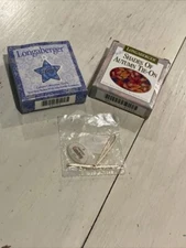 Longaberger Basket Tie-ons Decorations Lot Of 3 Assorted~1 Fall Autumn••••￼