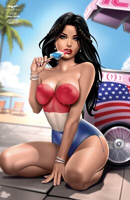 GRIMM FAIRY TALES #84 V2 - Skye Fourth of July Variant - Keith Garvey ZENESCOPE