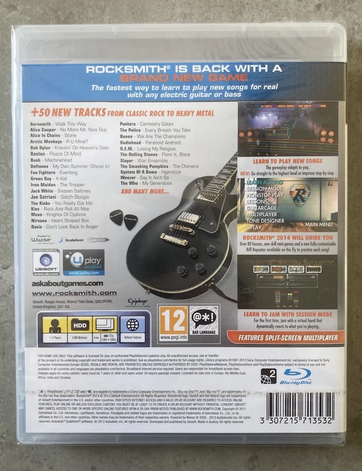 Rocksmith 2014 Edition For Sony PlayStation 3. New And Factory Sealed. - Image 2 of 4