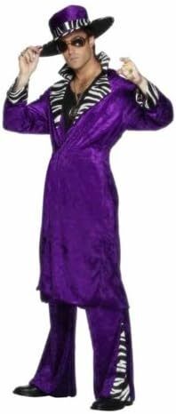Pimp Daddy Mac 70's Disco Retro Mack Fancy Dress Up Halloween Adult Costume - Picture 1 of 2
