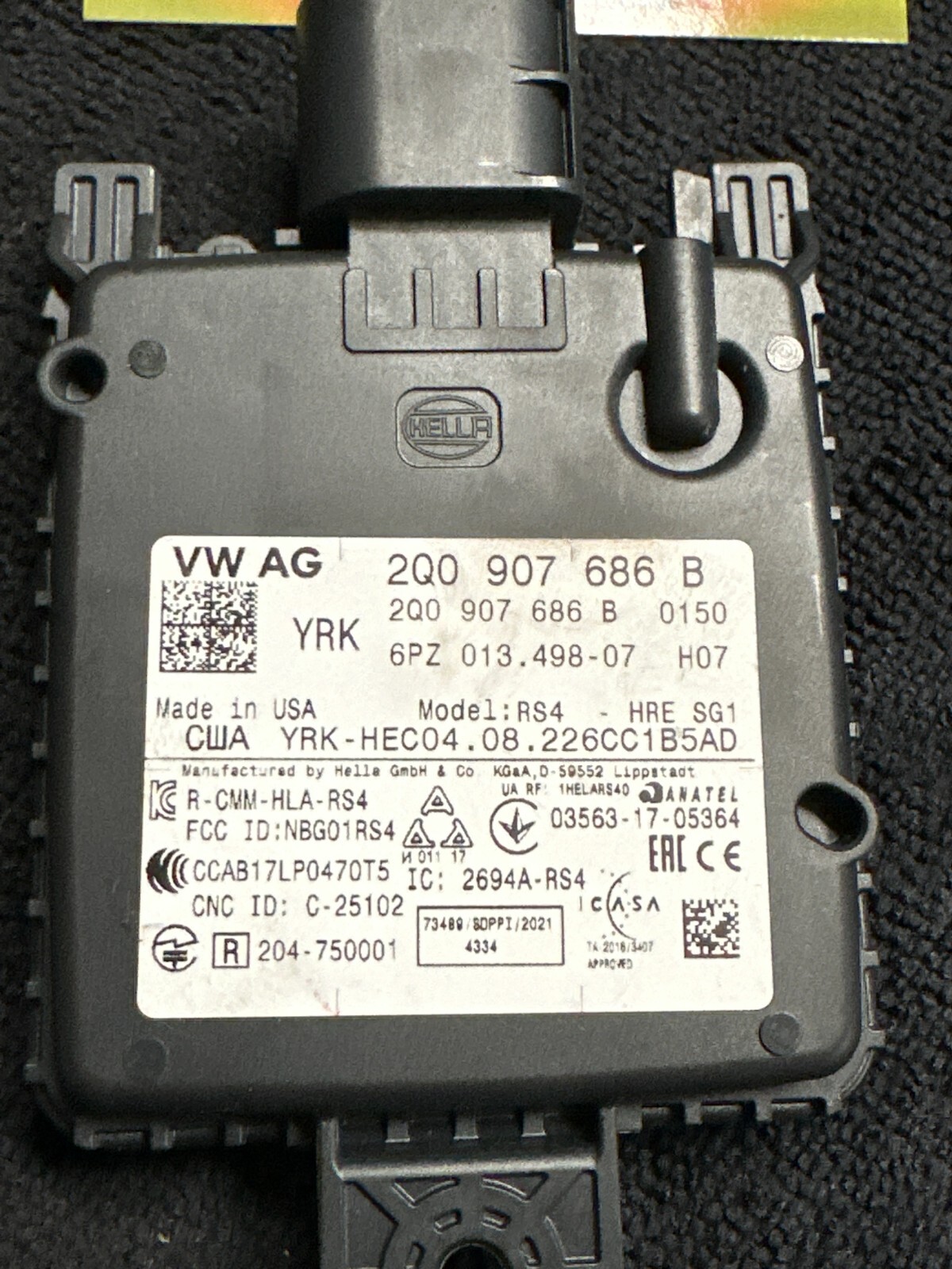 2020 2021 2022 Volkswagen VW Tiguan Rear Right Blind Spot Radar 2Q0907