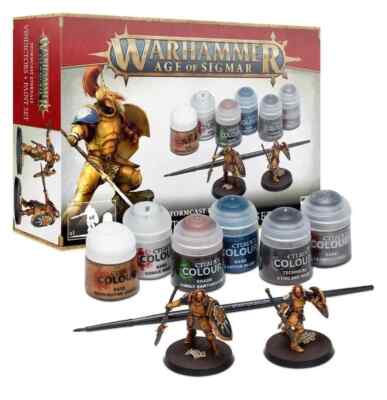 WARHAMMER AGE of SIGMAR STORMCAST ETERNALS - VINDICATORS + PAINTS SET