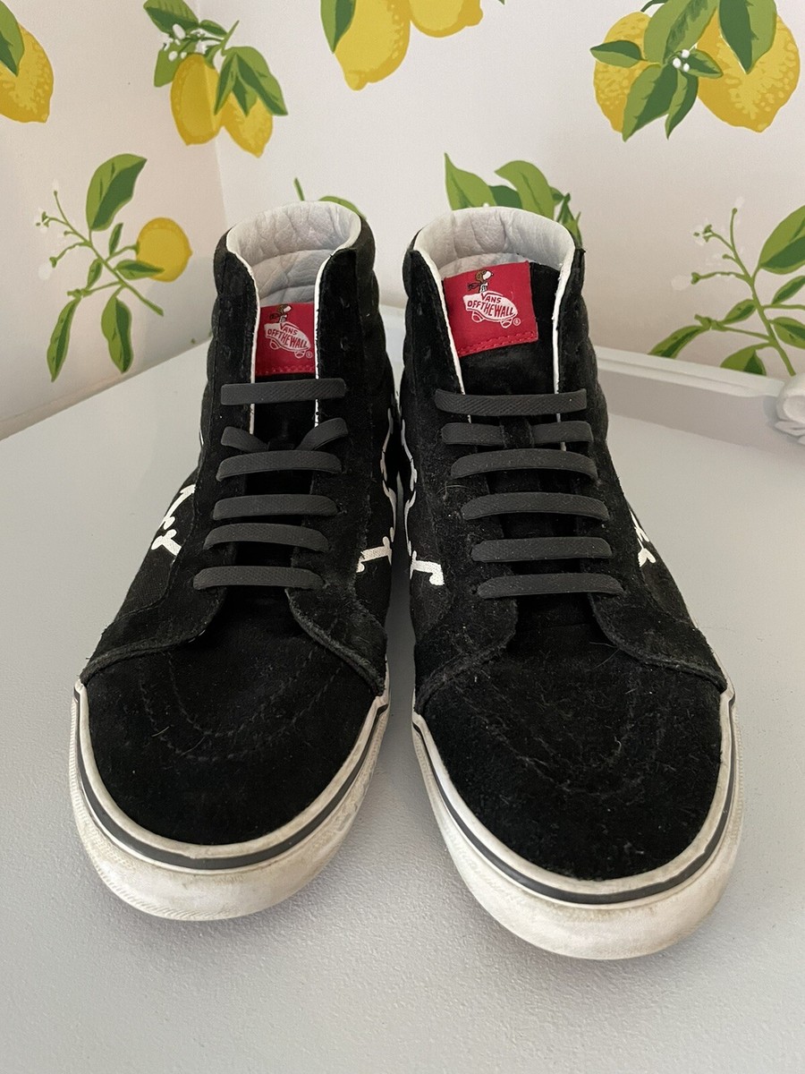 VANS Sk8-Hi Reissue x Peanuts Snoopy Bones 2017 Men's Sz 9 | eBay