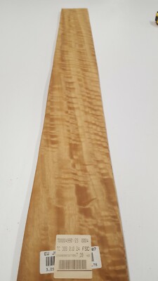 Geige figürliches Eukalyptusfurnier - 23 NATURHOLZ Blätter - 1050 mm x 115 mm