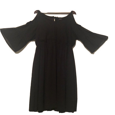 Torrid 2 Black Dress Cold Shoulder Mid Dress New w/o Tags Women Work Casual