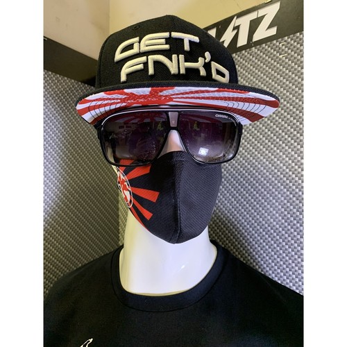 GET FNKD X FUNKY POWER Mascarilla Facial Japonesa Diseñador EPI Lavable - NEGRA - Imagen 3 de 3