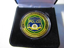 CITY OF PHILADELPHIA Police Dept. Challenge Coin w/ Presentation Box