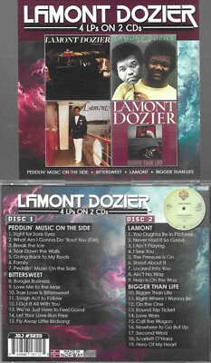 LAMONT DOZIER-PEDDLIN MUSIC/BITTERSWEET/LAMONT/BIGGER THAN LIFE-4 LPs/2 CDs
