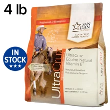 UltraCruz Equine Natural Vitamin E Supplement for Horses, 4 lb Powder (158 Days)