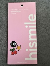 Hismile Temporary Tooth Tattoo SmileStika Fun Pack - 1pk/20pcs NEW