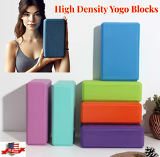 2pcs Yoga Blocks EVA Foam Exercise Brick Lightweight Odor Resistant for Home Gym