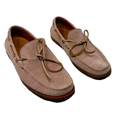 New Republic by Mark McNairy Leather Tie Taupe Pink Suede Moccasins Eu 39 (US 7) s-l400.jpg main image 4