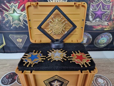 CS GO Spiel Counter-Strike: Global Offensi Sammlerstück ECHTE 3D Service Medaille 2019