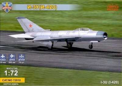 ModelSvit Modellbausatz 72010 Maßstab 1:72 Mikoyan I-3U (I-420) Soviet Interceptor