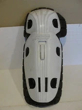 AXO Black & White Knee / Shin Guard Motorcycle MX Motorcross