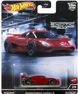 2022 Hot Wheels 1:64 Car Culture Exotic Envy Koenigsegg Agera R