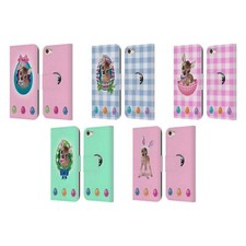 ANIMAL CLUB INTERNATIONAL EASTER FAWN LEATHER BOOK CASE FOR APPLE iPOD TOUCH