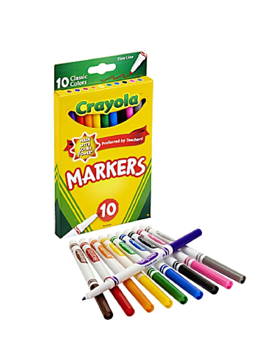 Crayola 58-7852 Ultra-Clean Washable Markers 783329611422|