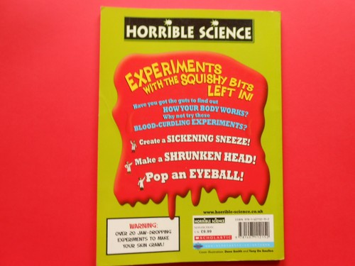 Horrible Science - Beastly Body Experiments by Nick Arnold Sciences Educational - Picture 2 of 2