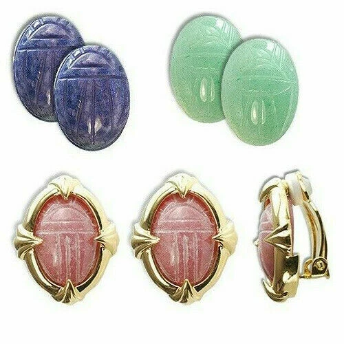 Clip - On Natural Fine Earrings