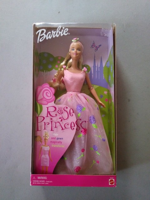 rose princess barbie