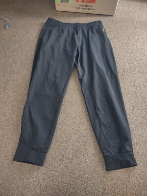 Public Rec All Day Every Day Pants Stone Grey Stretch Drawstring Mens 32 30