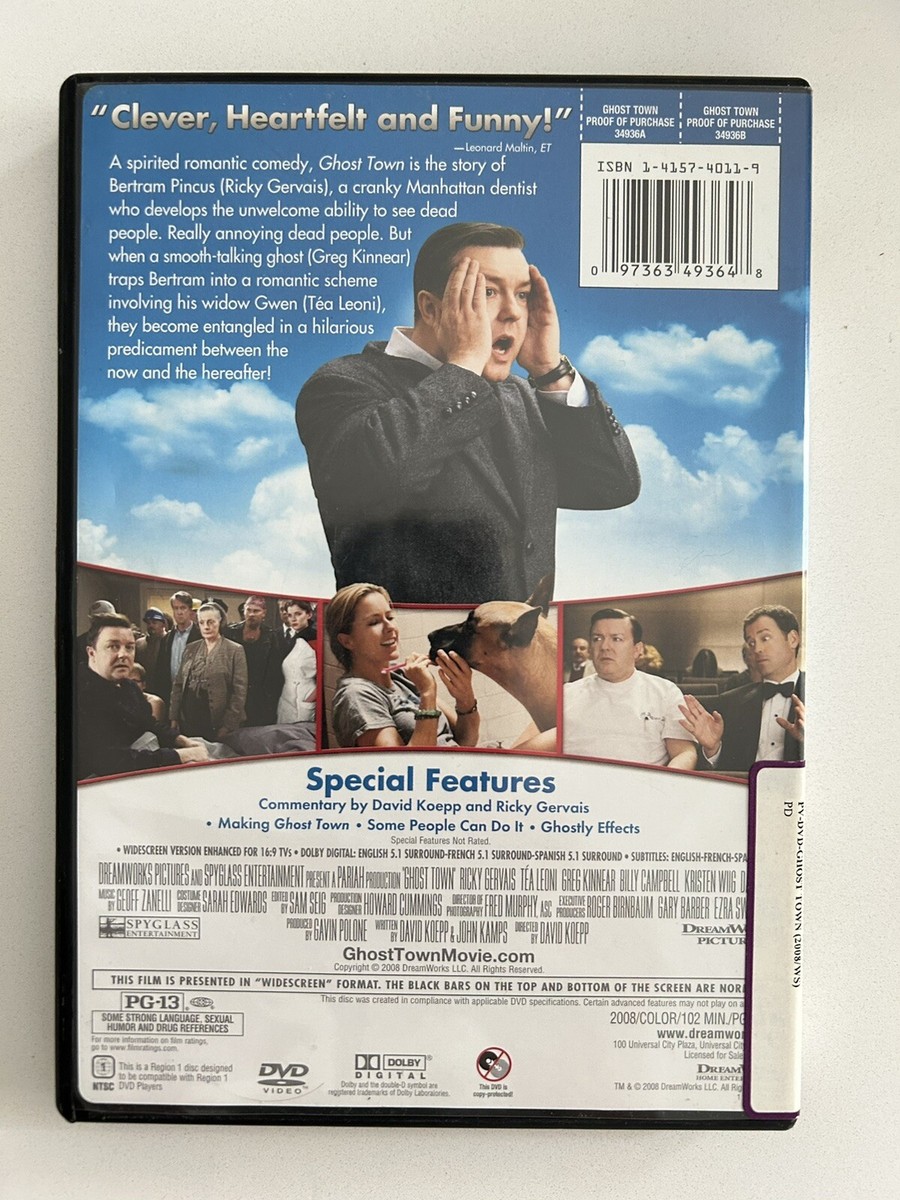 Ghost Town (Ricky Gervais, Tea Leoni, Greg Kinnear) Previously