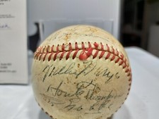 Willie Mays 1951 Rookie Season Signed Baseball JSA AUTHENTICATION