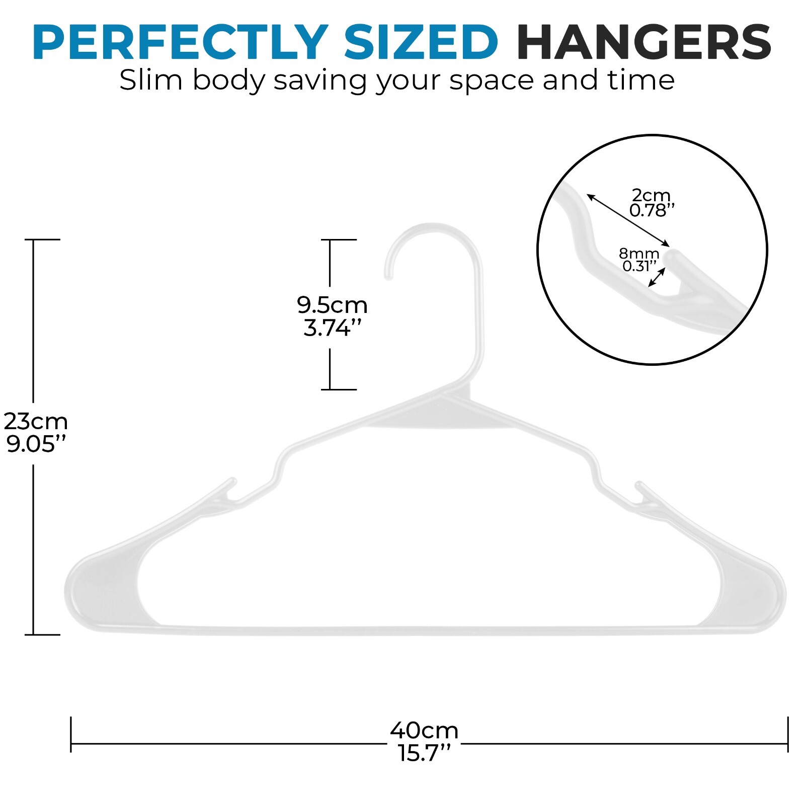 50 X ADULT PLASTIC COAT HANGERS TROUSERS CLOTHES HANGER TROUSER BAR