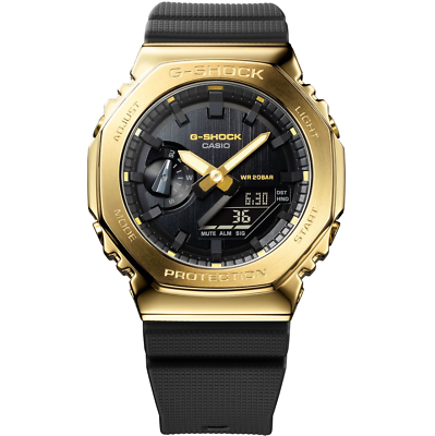 m*y様 カシオ　G-SHOCK GM-2100G-1A9JF CASIO G-SHOCK GM-2100G-1A9JF Metal Covered Bezel Watch Black Gold