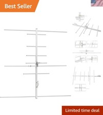 Dual Band Yagi Antenna, 2Meter 70CM 144/430Mhz 9.5/11.5dBi Outdoor Base Anten...